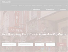 Tablet Screenshot of hotelaalders.nl